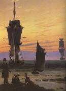 Caspar David Friedrich detail The Stages of Life (mk10) oil painting on canvas